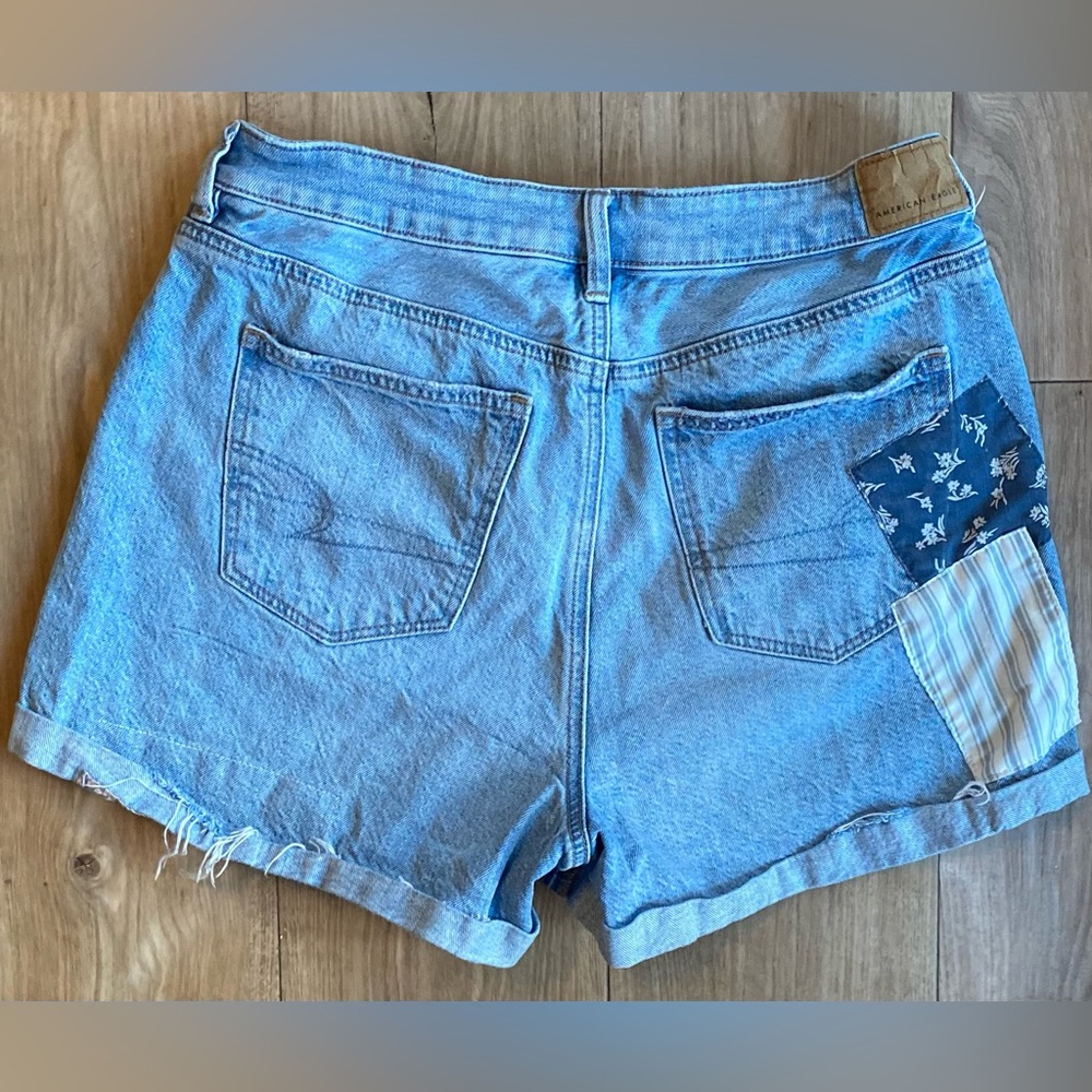 American Eagle Patchwork Shorts - image 4